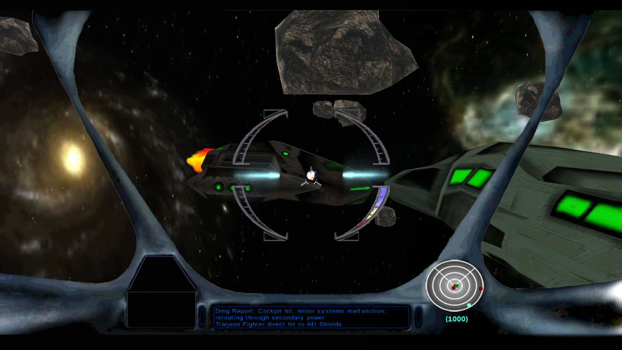 Pulsar laser combat screenshot
